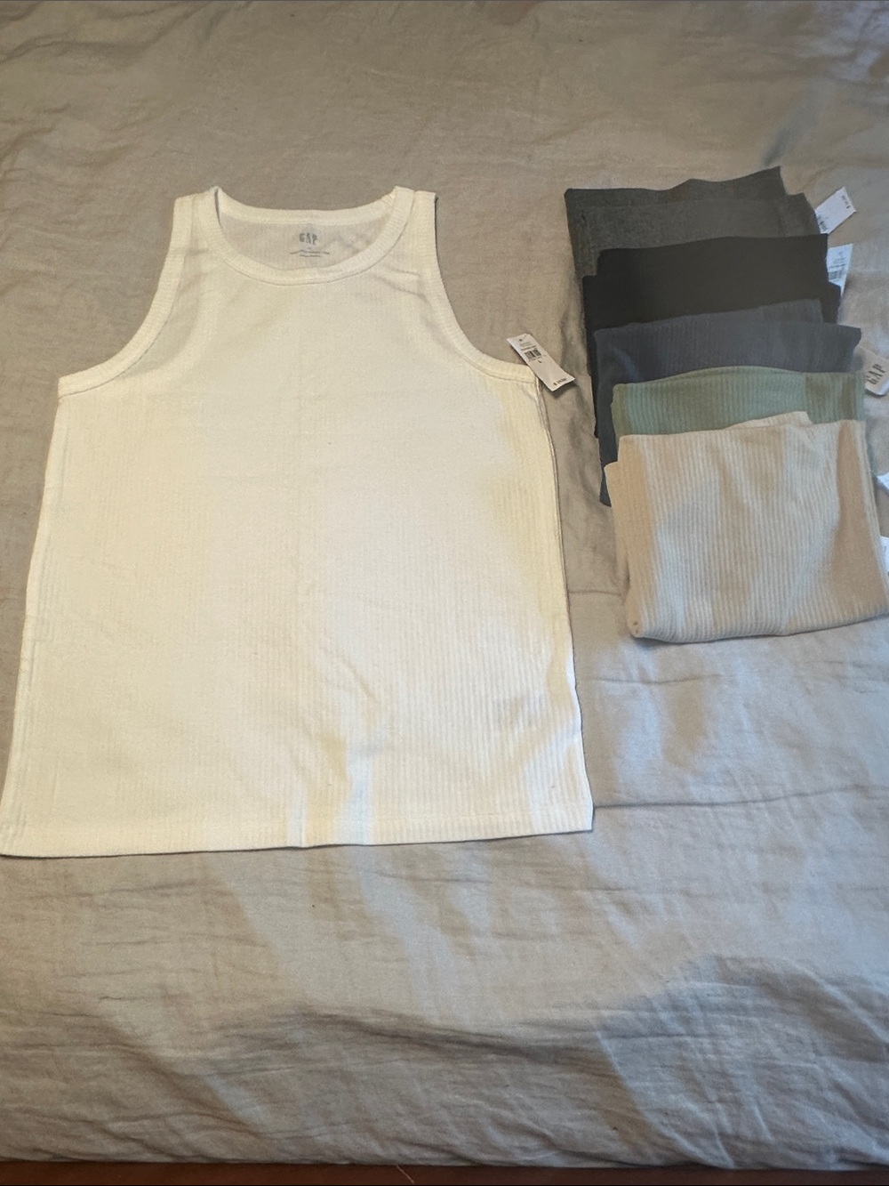 GAP Bundle Ribbed Tank Tops